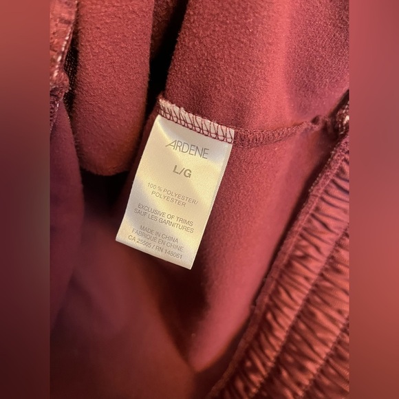 Conspiracy by wesc Burgundy Hoodie with Logo Accents size XL women - Picture 6 of 7